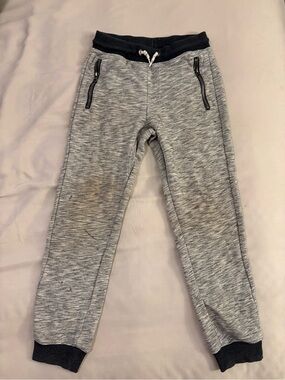 Cat & Jack Gray Sweat Joggers with Black Waistband